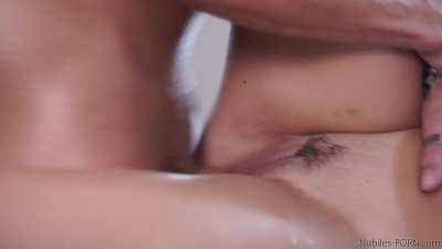 On the massage table