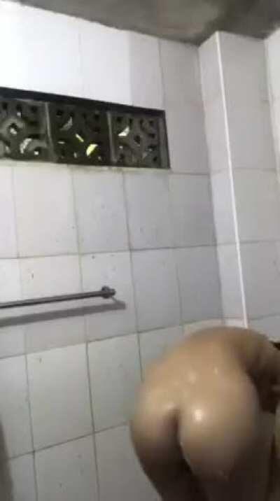 Young Burmese girl shower nudes leaked by her bf 💦💔 vid 02