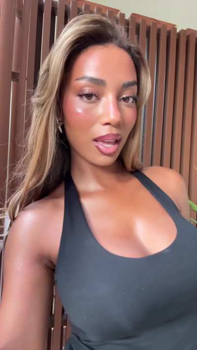 Biracial Indian and Black Woman