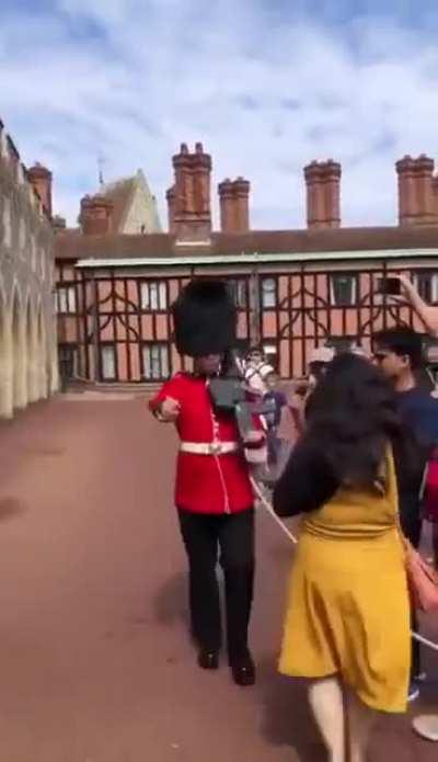 The look on her face tho.