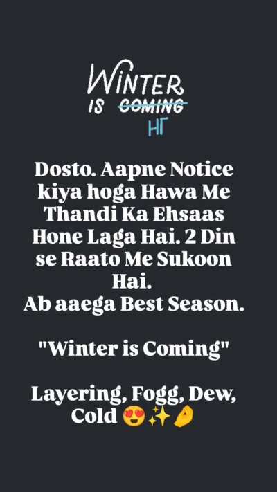 Best Season is Here 😍🤌