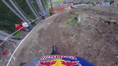 GoPro: рекордная победа Рэйчел Атертон - чемпионат мира по маунтинбайку UCI 2016