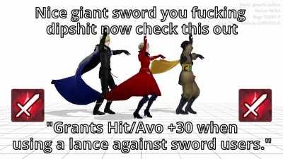 Dimitri's biggest advantage is the power of the weapon triangle