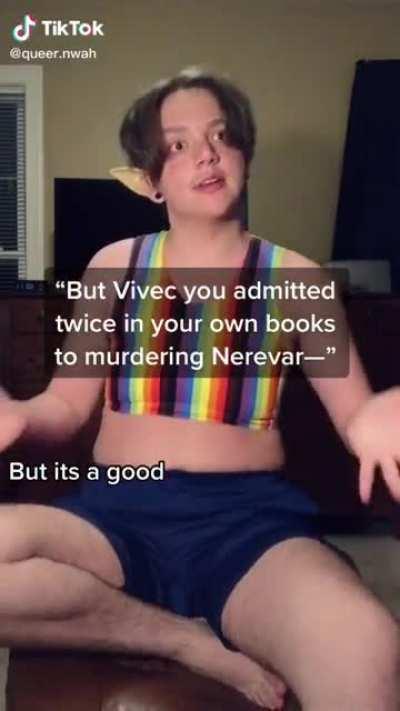 Omg! Vivec achieved Amaranth, escaped the dream and made a TikTok account!