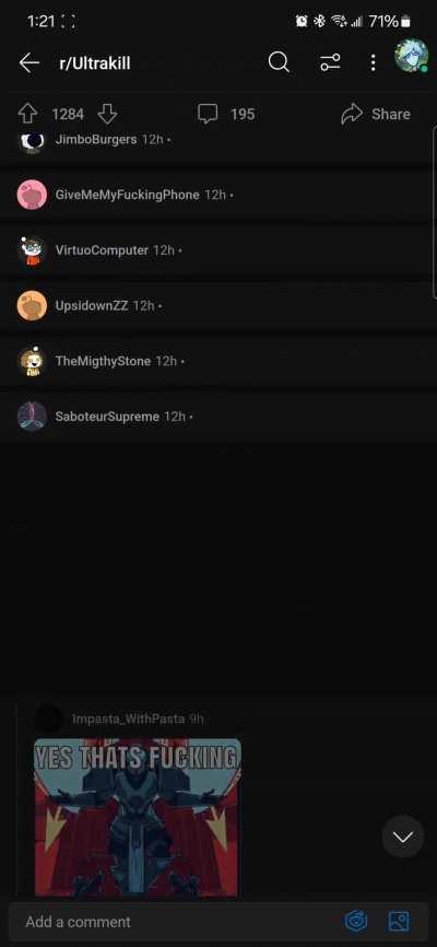 The r/Ultrakill experience 