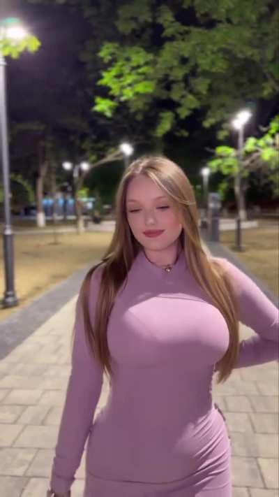 Pretty Girl in a pretty pink bodycon