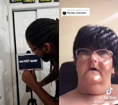 Hey guys, she isn’t racist.