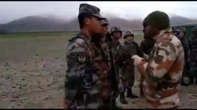 Indo-tibbet border police claiming Chinese armies to stay at their side of border..