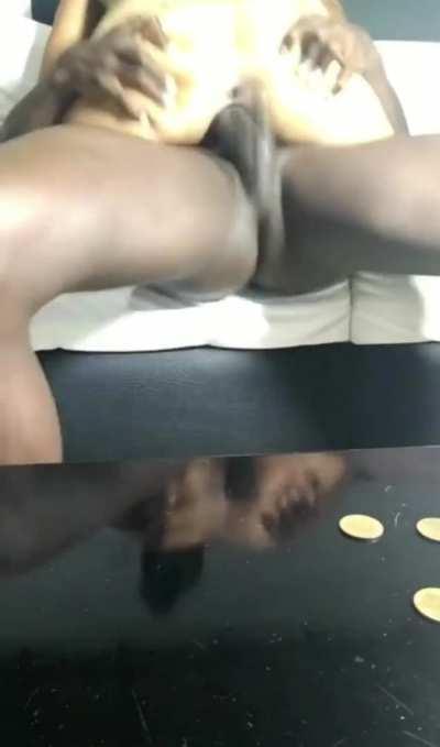 My Dominican GF [F28] and I [M27] chose my best friend as our second BBC bull. Here’s the moment she took his BBC cum for the first time