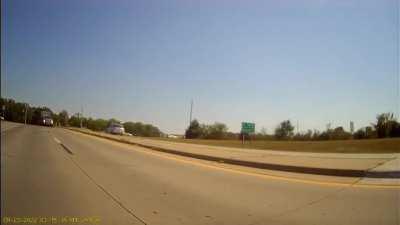 Idiot tries to whip it through a corner