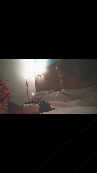 Blowing out my birthday candles ✨ 