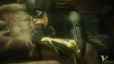 Batgirl blowjob (Youngiesed) [DC]