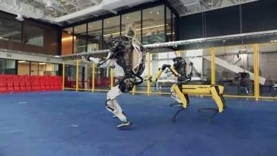 Boston Dynamics’ Robots Dancing