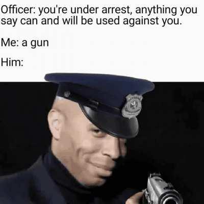 a gun