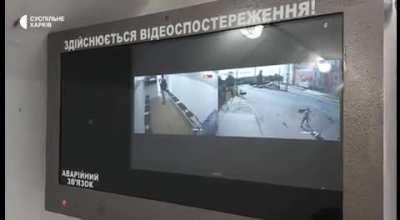 The first bus stop-shelter was opened in Kharkiv.