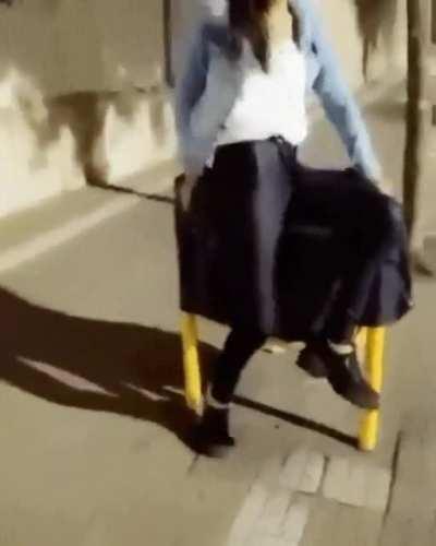 Why would you sit in a trash can