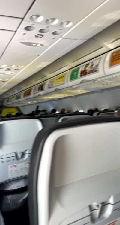 Had a little fun on the plane