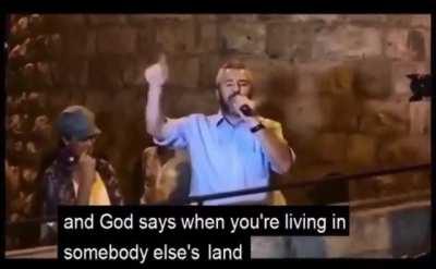 Zionist settler Rabbi Yishai Fleisher wants a land free from Churches & mosques