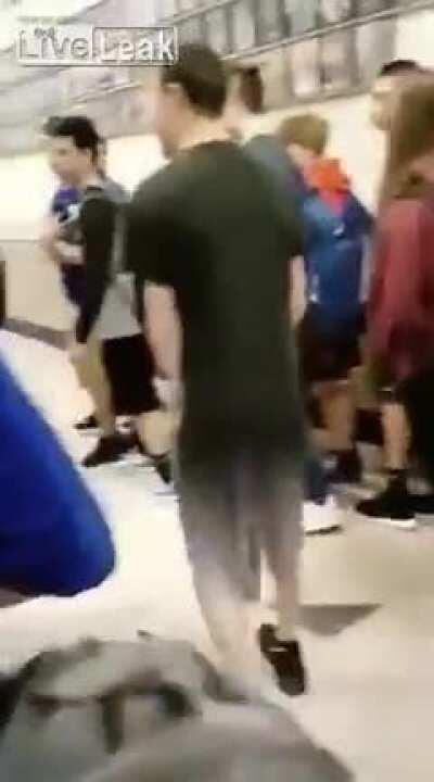 School Bully Gets Knocked Out With WWE Move