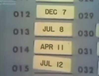 Imagine being 19 and watching live on TV to see if your birthday will be picked to fight in the Vietnam war