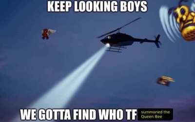 Probably a boulder or something