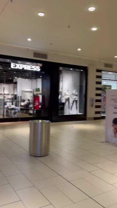 finished my closing shift at the mall when this came on as I was getting ready to leave