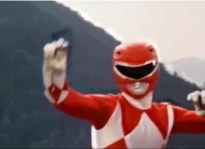 The Villain waiting for the Power Rangers to finish morphing.