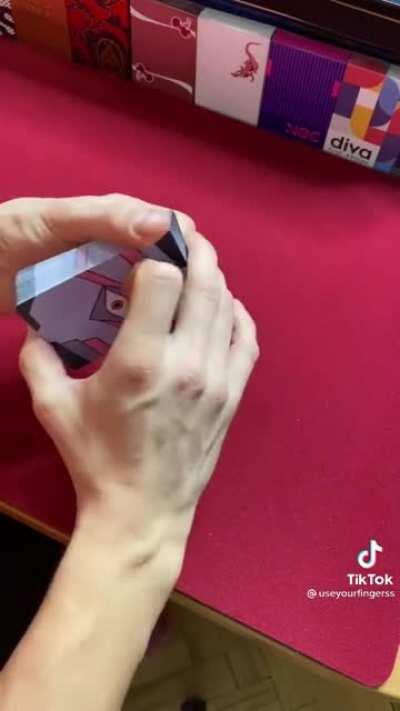 Pretty cards getting shuffled