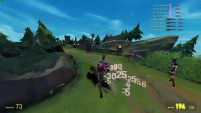 Guys i borrowed Urgots gun so i could kill these ranged champs and Fiora