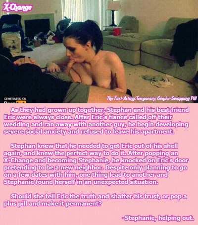 Stephanie, helping out.