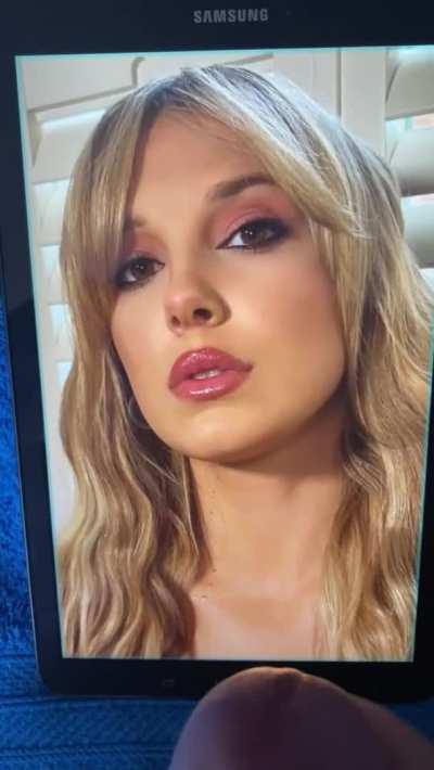 Giving Millie Bobby Brown a thick facial felt so good