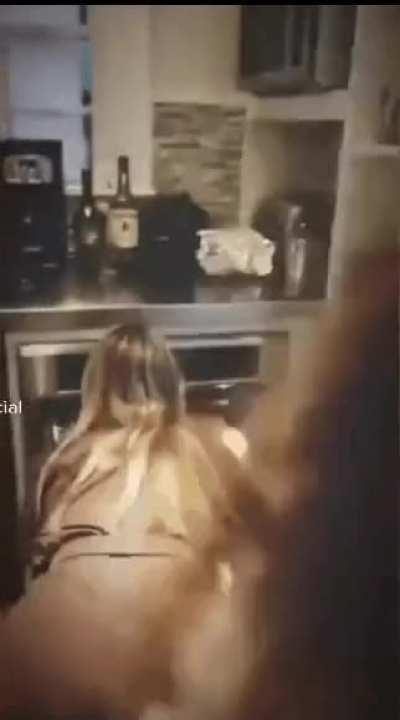 Liz in an Instagram video