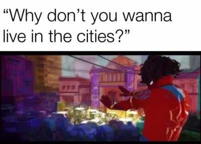 Urban areas are overrated 