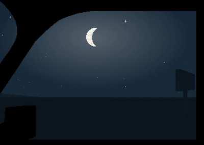 Night road trip, Pixelart by me