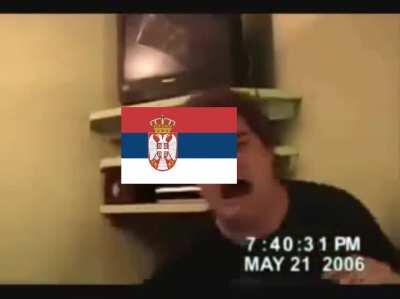 Least terrified man in Serbia!!!