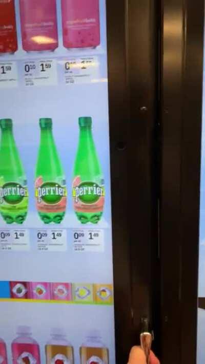 Flashy new display screens on the drink coolers at my local chain grocery store. Now you have to open the door to see what’s actually inside...