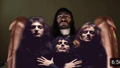 Made this a while ago, but I noticed that one of Charlie’s Belle Delphine video thumbnails looked like he was in Bohemian Rhapsody, so I got creative...