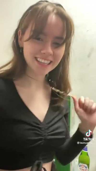 Such a naughty tease. 