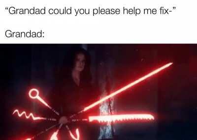 Any true grandad always has a Swiss Army Knife handy!