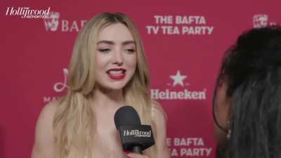 Peyton interview at BAFTA Tea Party 2024