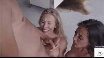 Nicole Aniston and Amia Miley get covered