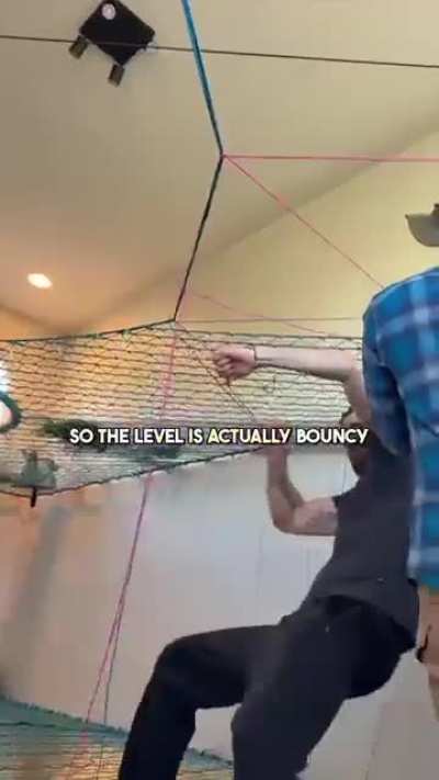 Dad builds a giant hammock for his kids