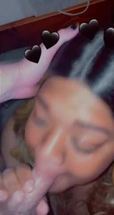 Late Night Sloppy Blowjob