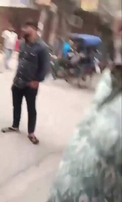 Cameraman wanted to see that guy's gun 🤫