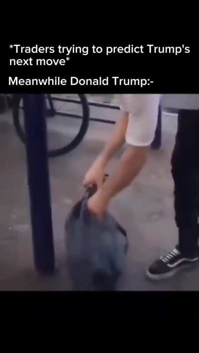 Me trying to put trades based on Trump’s polices, Meanwhile Trump: