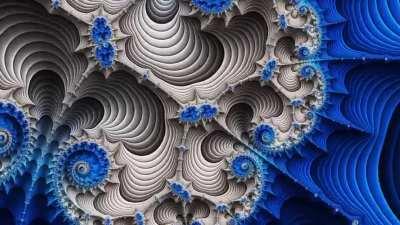 Sapphire themed fractal