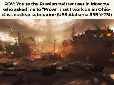 (Now he believes me)