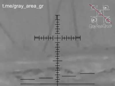 Ukrainian sniper from the Gray Area Group unit took out three Russian soldiers at night. Distance — 370-460 meters. Date and location not disclosed. [Published 03.06.2025]