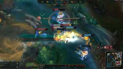 Cask into 4 man body slam, we came back because of this play :)