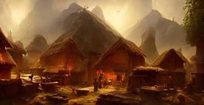 Using AI generated art to show the history of the world